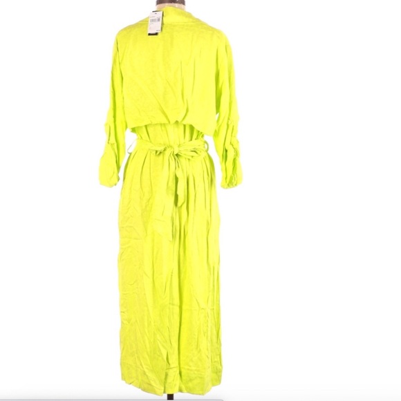 (NWT) AFRM Hendrix lime green Duster | WOMENS SMALL - Picture 5 of 5